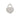 RHODIUM HEART LOCK PENDANT