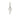 RHODIUM KEY PENDANT