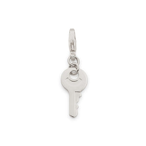 RHODIUM KEY PENDANT