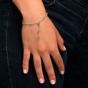 RHODIUM PLATED BRACELET