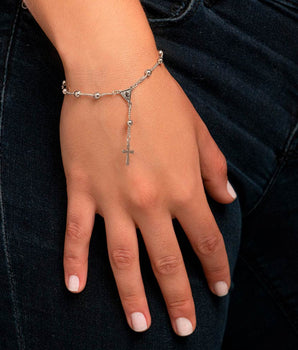 RHODIUM PLATED BRACELET