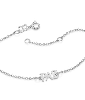 RHODIUM PLATED BRACELET