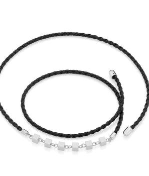 RHODIUM PLATED BRACELET