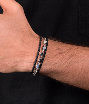 RHODIUM PLATED BRACELET
