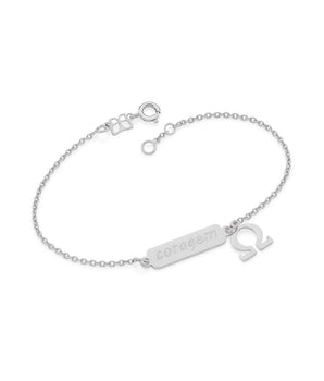 RHODIUM PLATED BRACELET