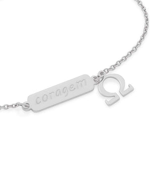 RHODIUM PLATED BRACELET