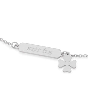 RHODIUM PLATED BRACELET