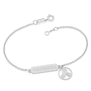 RHODIUM PLATED BRACELET