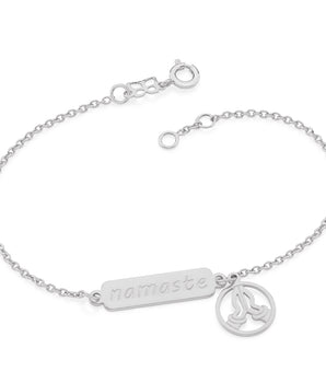 RHODIUM PLATED BRACELET
