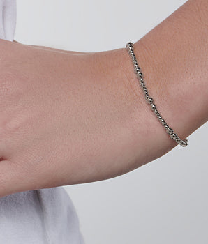 RHODIUM PLATED BRACELET
