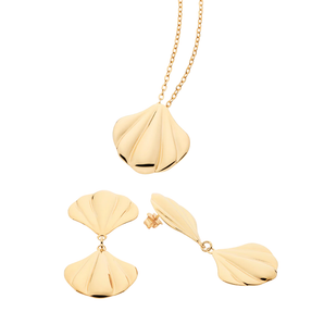 JEWELRY SET SEASHELL (NECKLACE+ EARRING)