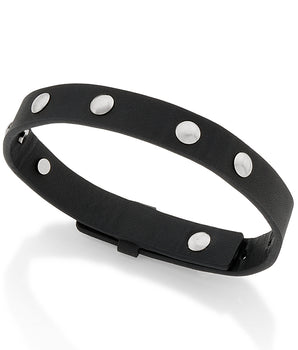 BRACELET LEATHER AND STEEL.
