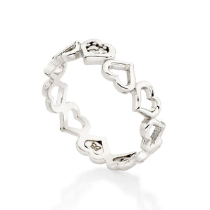 PLATINUM CELEBRATE LOVE RING