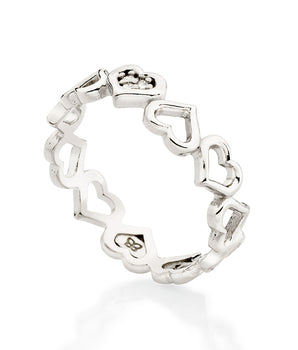 PLATINUM CELEBRATE LOVE RING