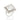 PLATINUM SQUARE STONE MAXI RING