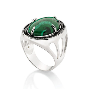 PLATINUM A DROP OF NATURE MAXI RING