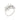 PLATINUM STUDDED LEAF RING