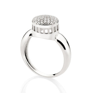 PLATINUM BRIGHT STARS RING
