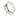 PLATINUM MEN'S HEXAGON RING