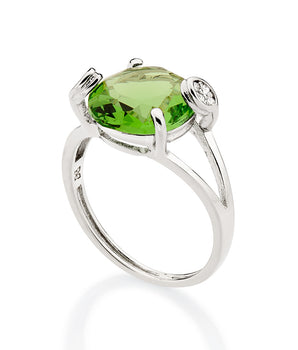 PLATINUM FOREVER HOPEFUL SOLITAIRE RING