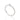 PLATINUM TWISTED POINT OF LIGHT SKINNY RING