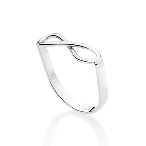 PLATINUM ETERNITY SKINNY RING