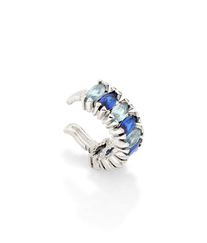 PLATINUM BLUE SKIES EAR CUFF