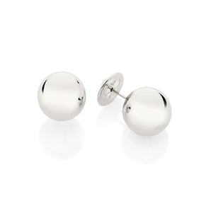 PLATINUM SPHERE STUD EARRINGS
