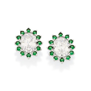 PLATINUM RECONNECTING STUD EARRINGS