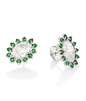 PLATINUM RECONNECTING STUD EARRINGS
