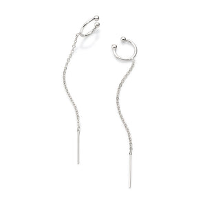 PLATINUM CHAIN EAR CUFF
