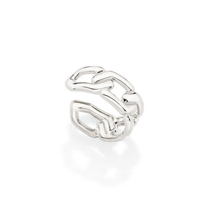 PLATINUM CHAIN EAR CUFF