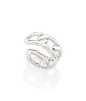 PLATINUM CHAIN EAR CUFF
