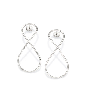PLATINUM ETERNITY EARRING