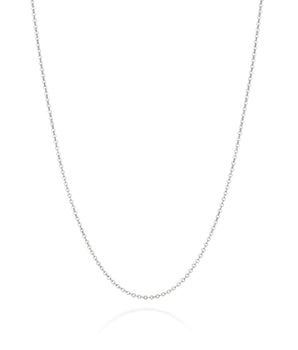 PLATINUM CABLE LINK CHAIN NECKLACE - 80CM (31.5IN)