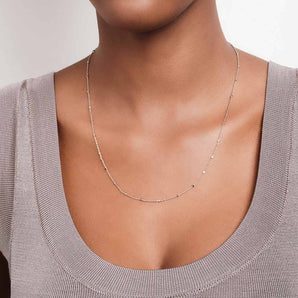 PLATINUM PLATED NECKLACE