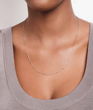 PLATINUM PLATED NECKLACE