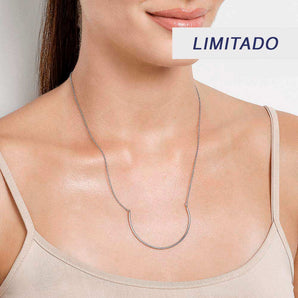 PLATINUM U-SHAPED NECKLACE