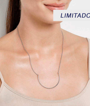 PLATINUM U-SHAPED NECKLACE