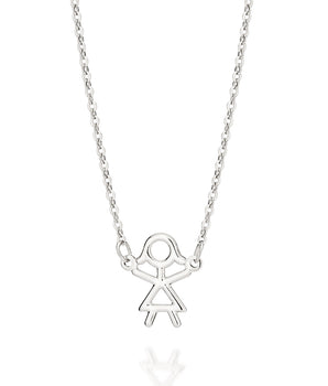PLATINUM MY GIRL NECKLACE