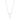 PLATINUM HANGING HEART NECKLACE