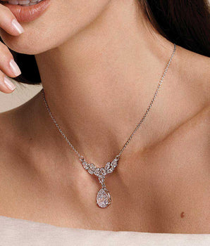 PLATINUM WEDDING DAY NECKLACE