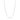 PLATINUM MEN'S PAPER CLIP CHAIN - 50CM
