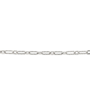 PLATINUM MEN'S PAPER CLIP CHAIN