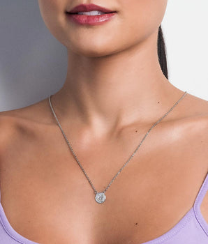 PLATINUM HOLY SPIRIT SCAPULAR NECKLACE