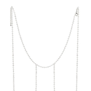 PLATINUM SHIMMERING WATERS BODY CHAIN