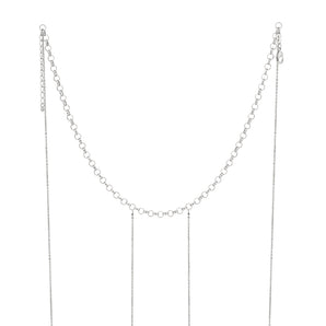 PLATINUM SETTING SAIL BODY CHAIN