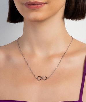PLATINUM ETERNITY NECKLACE