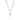PLATINUM WHITE HEART PENDANT