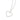 PLATINUM ROPE HEART MEDIUM PENDANT